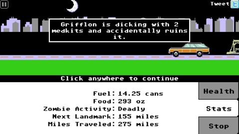 Grifflon dicking around